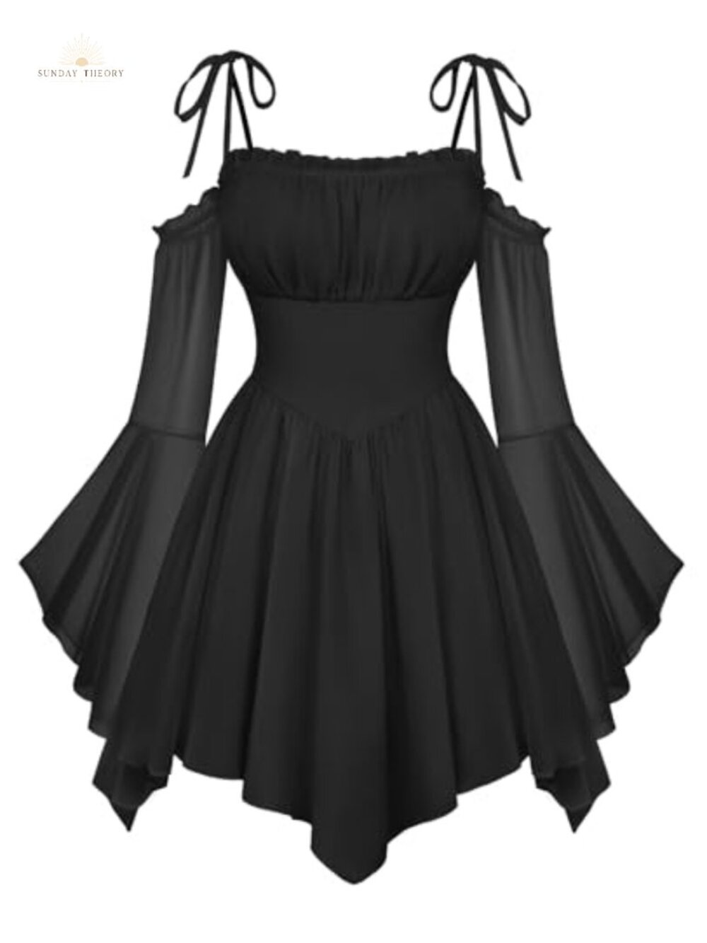 Renaissance Fairy Dress A Line Off Shoulder Chiffon Handkerchief Cosplay